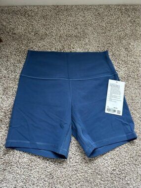 lululemon athletica High-Rise Blue Bike Shorts